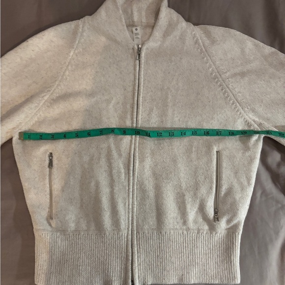 Lululemon cotton blend full zip sweater - Picture 7 of 10